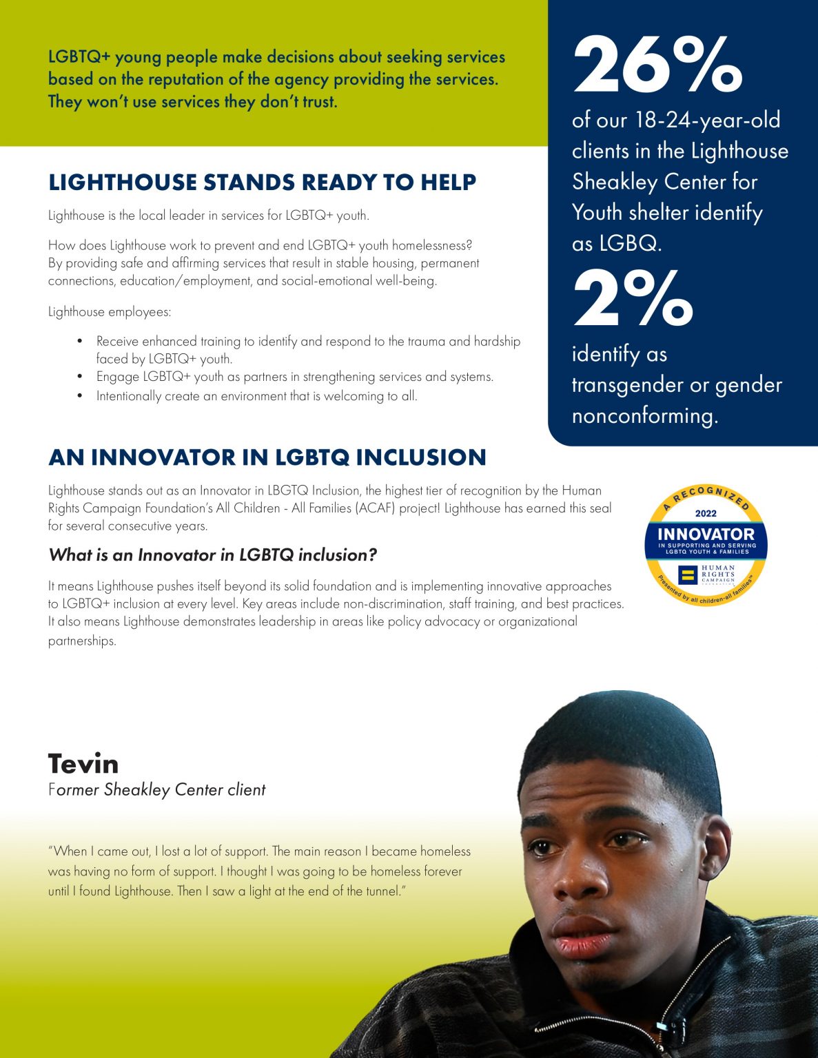 Resources For LGBTQ+ Youth - Lighthouse | Lighthouse